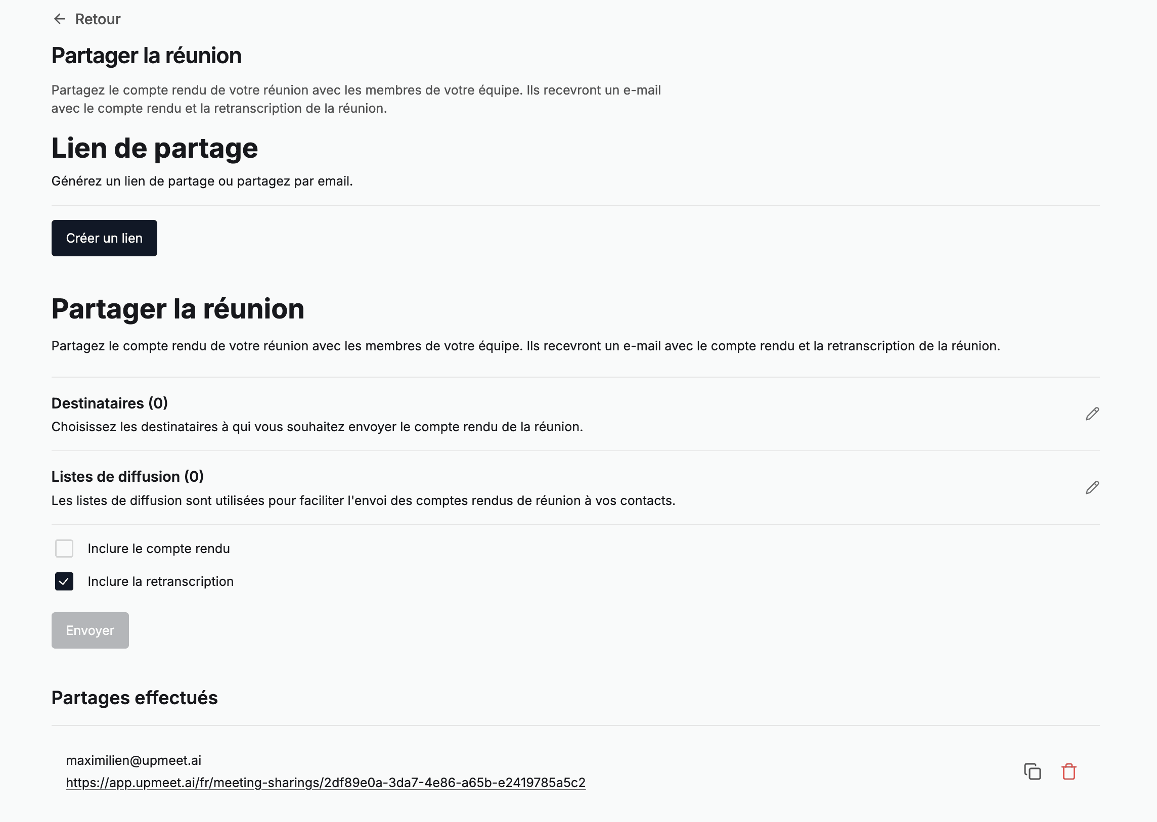 Listes de diffusion